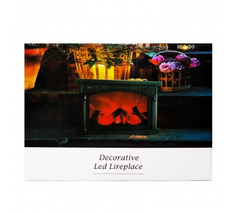 Ночник - Камин декоративный настольный (black) (243415)#2125297