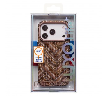 Чехол-накладка Luxo Creative PC для "Apple iPhone 17 Pro" (146 ) (brown/beige) (243450)#2125005