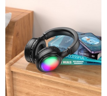 Полноразмерные Bluetooth наушники HOCO W48 (черный) мятая упаковка#2125409