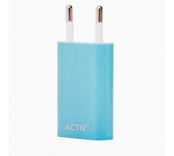 Адаптер Сетевой Activ TAU1 USB 1,5A/7,5W (blue) (36013)#2124098