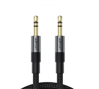 Кабель AUX "3,5 мм" Jack - "3,5 мм" Jack Acefast J10 (1 м) Черный#2136970