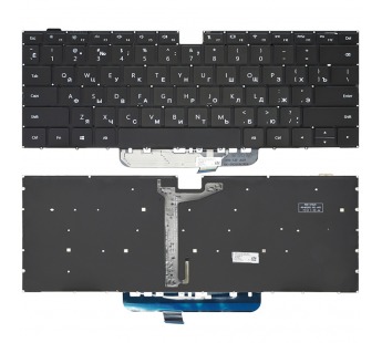 Клавиатура Huawei MateBook D 16 черная с подсветкой (2021 г.)#2124195