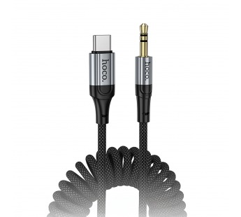Кабель Type-C - 3.5mm Hoco UPA33B Nuevo 100см   (black) (241486)#2125324