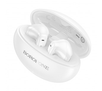 Беспроводные Bluetooth-наушники Borofone TWS FQ12 Nice (white) (241502)#2125317