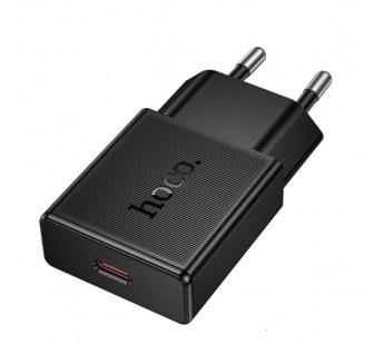 Адаптер Сетевой Hoco N72 Mini PD Type-C 3A/20W (black) (242966)#2125310