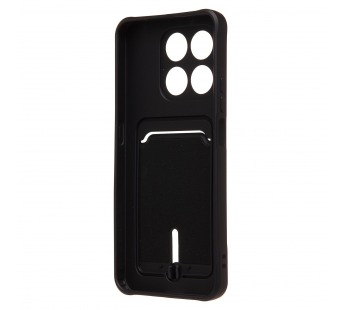 Чехол-накладка - SC304 с картхолдером для "Honor X7d 5G" (black) (241706)#2125776