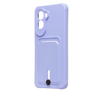 Чехол-накладка - SC304 с картхолдером для "Xiaomi Poco M7 Plus" (light violet) (241670)#2125254