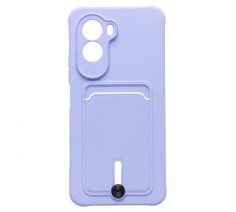 Чехол-накладка - SC304 с картхолдером для "Xiaomi Poco M7 Plus" (light violet) (241670)#2125253