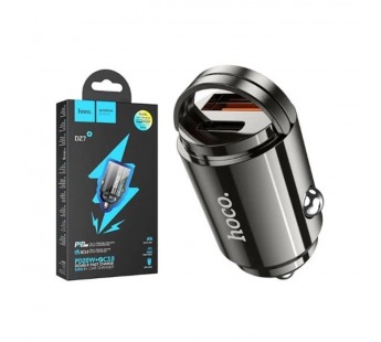 Автомобильное ЗУ HOCO DZ7 mini (PD 20W) серый металл#2125416