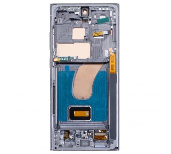 Дисплей для Samsung Galaxy S23 Ultra (S918B) модуль с рамкой Зеленый - (OLED)#2124892