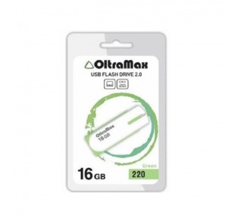 USB  16GB  OltraMax  220  зелёный#2124930