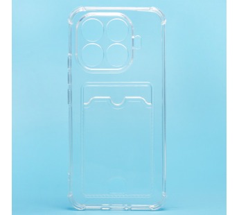 Чехол-накладка - SC276 с картхолдером для "Xiaomi 15T Pro" (transparent) (242325)#2126601