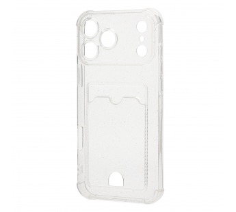 Чехол-накладка - SC300 с картхолдером для "Apple iPhone 17 Pro Max" (white) (242585)#2140142