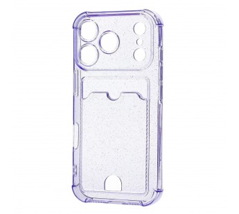 Чехол-накладка - SC300 с картхолдером для "Apple iPhone 17 Pro" (violet) (242576)#2140137