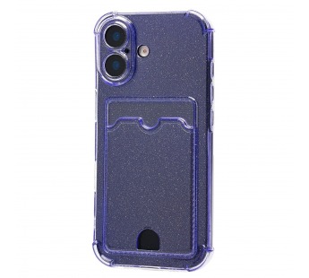 Чехол-накладка - SC300 с картхолдером для "Apple iPhone 17" (violet) (242572)#2140129