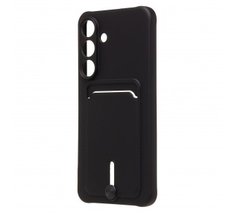 Чехол-накладка - SC304 с картхолдером для "Samsung Galaxy S25 FE" (black) (242281)#2126627