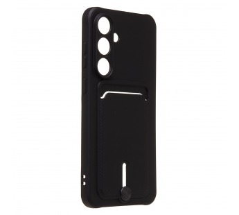 Чехол-накладка - SC304 с картхолдером для "Samsung Galaxy S25 FE" (black) (242281)#2126628