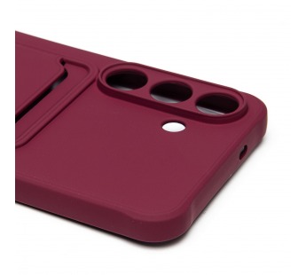 Чехол-накладка - SC304 с картхолдером для "Samsung Galaxy S25 FE" (bordo) (242282)#2126927