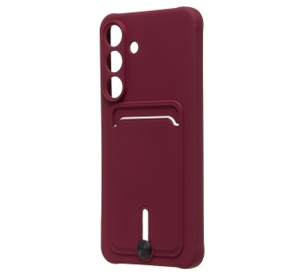 Чехол-накладка - SC304 с картхолдером для "Samsung Galaxy S25 FE" (bordo) (242282)#2126624