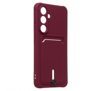 Чехол-накладка - SC304 с картхолдером для "Samsung Galaxy S25 FE" (bordo) (242282)#2126625