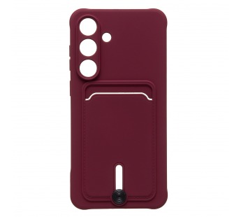 Чехол-накладка - SC304 с картхолдером для "Samsung Galaxy S25 FE" (bordo) (242282)#2126623