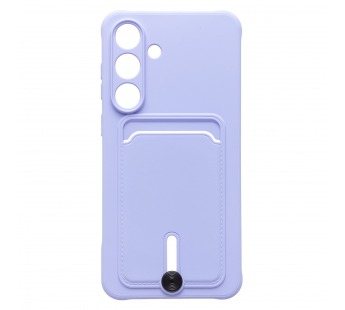 Чехол-накладка - SC304 с картхолдером для "Samsung Galaxy S25 FE" (light violet) (242283)#2126629