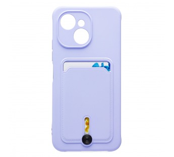 Чехол-накладка - SC304 с картхолдером для "Tecno Spark 40C" (light violet) (241446)#2127214