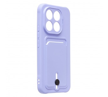 Чехол-накладка - SC304 с картхолдером для "Xiaomi 15T Pro" (light violet) (242321)#2126655