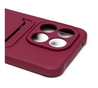 Чехол-накладка - SC304 с картхолдером для "Xiaomi 15T" (bordo) (242301)#2126906