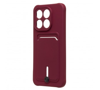 Чехол-накладка - SC304 с картхолдером для "Xiaomi 15T" (bordo) (242301)#2126660