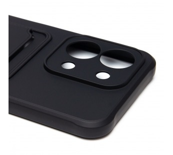 Чехол-накладка - SC304 с картхолдером для "Xiaomi Redmi 15C" (black) (241406)#2126896