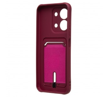 Чехол-накладка - SC304 с картхолдером для "Xiaomi Redmi 15C" (bordo) (241407)#2126914