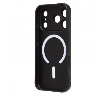 Чехол-накладка - SM020 Matte SafeMag для "Apple iPhone 17 Pro" (black) (242503)#2132047