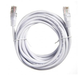 Патч-корд UTP Кат.5е (белый) 10м (A3588)#2125520