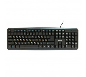 Клавиатура USB Dialog KM-025U мембранная, 104 клавиши, Black, шт#2125612