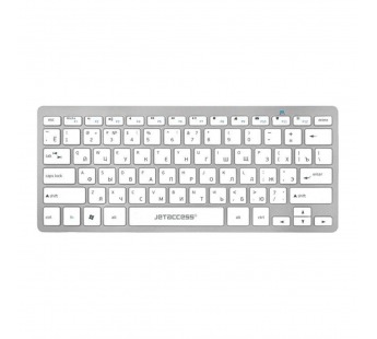 Клавиатура Беспроводная Jet.A SlimLine K8 BT, Bluetooth, серебристая, шт#2125604