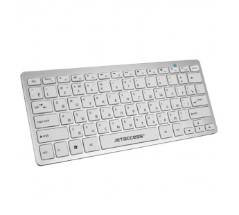 Клавиатура Беспроводная Jet.A SlimLine K8 BT, Bluetooth, серебристая, шт#2125605
