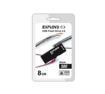 USB  8GB  Exployd  580  чёрный#2125578