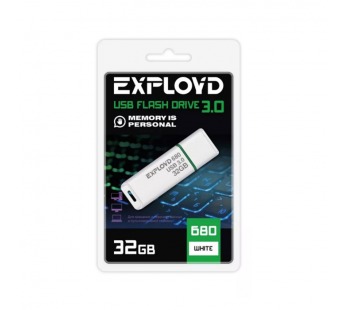 USB 3.0  32GB  Exployd  680  белый#2125574