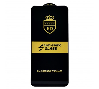 Защитное стекло Full Screen Activ Clean Line 3D для "Samsung Galaxy S25 FE" (black) (242278)#2129515