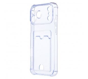 Чехол-накладка - SC276 с картхолдером для "Apple iPhone 17 Pro Max" (light blue) (242520)#2127039