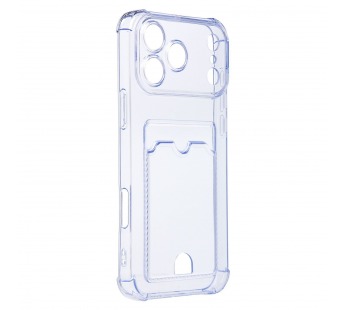 Чехол-накладка - SC276 с картхолдером для "Apple iPhone 17 Pro Max" (light blue) (242520)#2127040