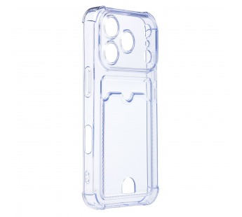 Чехол-накладка - SC276 с картхолдером для "Apple iPhone 17 Pro" (light blue) (242517)#2127030