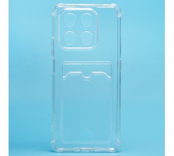 Чехол-накладка - SC276 с картхолдером для "Honor X7d 4G" (transparent) (242363)#2127545