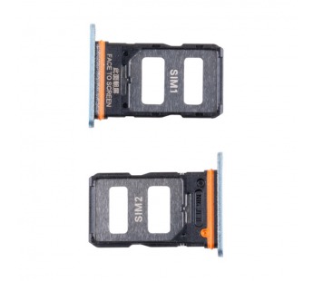 Держатель SIM для Xiaomi Redmi Note 13 Pro 5G (2312DRA50C/2312CRAD3C/2312DRA50G/2312DRA50I) Голубой#2129145