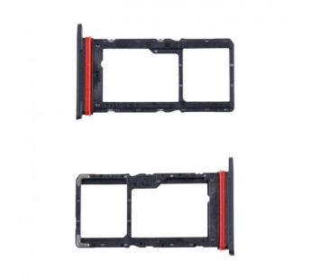 Держатель SIM для Huawei Honor X6c (NIC-LX1/NIC-LX2/NIC-LX3) Черный#2134867