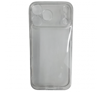 Чехол силиконовый iPhone 17 Pro Max прозрачный с защитой камеры#2128890