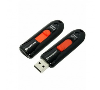 USB  64GB  Transcend  JetFlash 590  чёрный#2127392