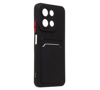 Чехол-накладка - SC337 с картхолдером для "Xiaomi Redmi 15C" (black) (241409)#2127845