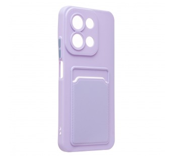 Чехол-накладка - SC337 с картхолдером для "Xiaomi Redmi 15C" (light violet) (241411)#2127851